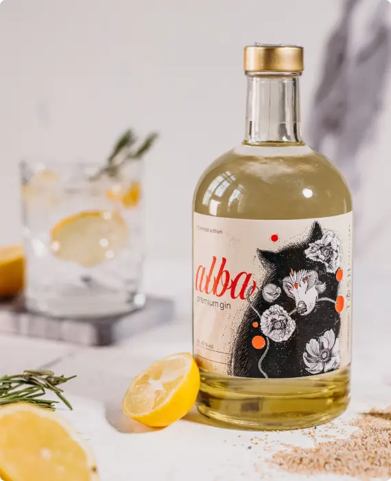 K2 gin Alba příprava