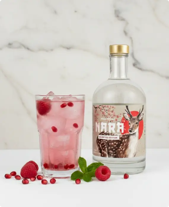 K2 gin Nara příprava