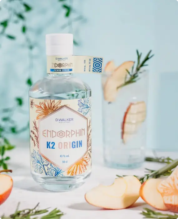 K2 gin Origin příprava