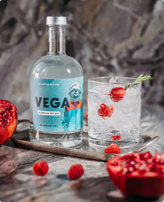 K2 gin Vega příprava